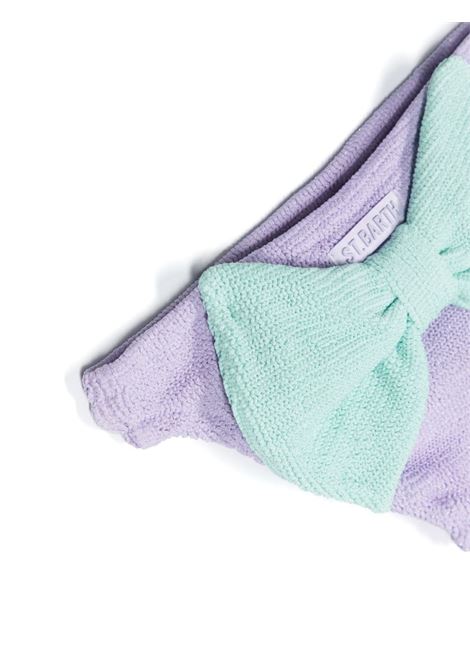 Costume con fiocco in spugna SAINT BARTH | MAD0002 MADAME W02265F CRINKLE LUREX 2455